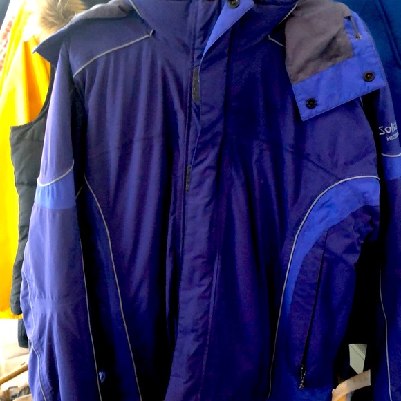 Solstice Purple Ski Jacket - Picture 1 of 8